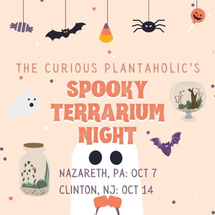 Build your own Spooky Terrarium - October 7th in Nazareth, PA